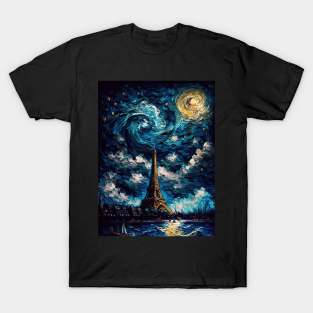 A View of Paris - Vincent Van Gogh T-Shirt